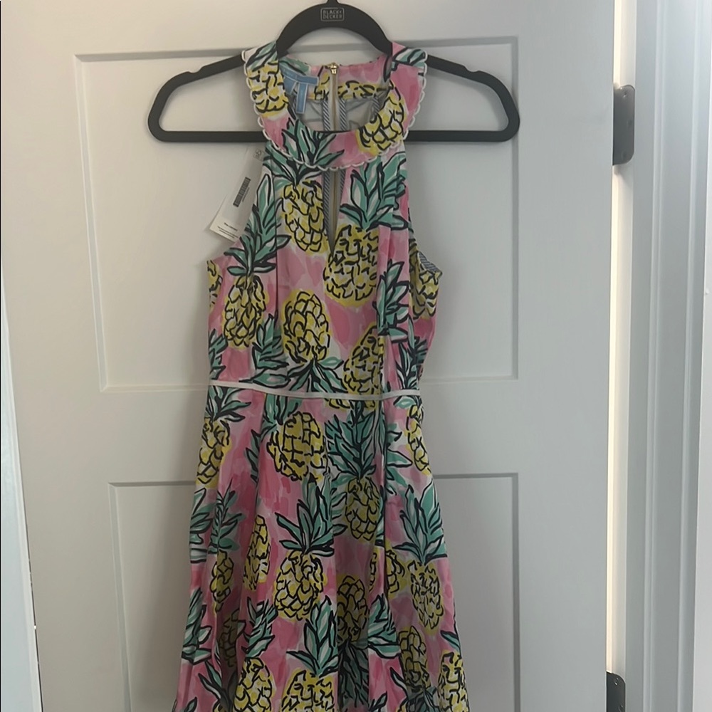 Draper James Pink Pineapple Dress